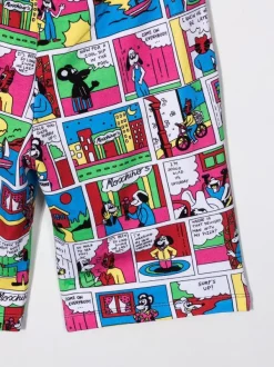 ( Nouvelle Collection ) Moschino Kids Short à Imprimé Graphique 83256 MULTICOLOR 7 ( Nouvelle Collection ) Moschino Kids Short à Imprimé Graphique 83256 MULTICOLOR -Moschino Kids Soldes Boutique 17695172 37105780 600