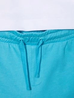 ( Nouvelle Collection ) Moschino Kids Survêtement à Imprimé Toy Bear 84506 BLUE WHITE -Moschino Kids Soldes Boutique 17695176 37113221 600