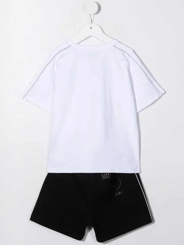 ( Nouvelle Collection ) Moschino Kids 80359 BLACK WHITE Survêtement à Logo Imprimé Enfant 4 ( Nouvelle Collection ) Moschino Kids 80359 BLACK WHITE Survêtement à Logo Imprimé Enfant – Image 2