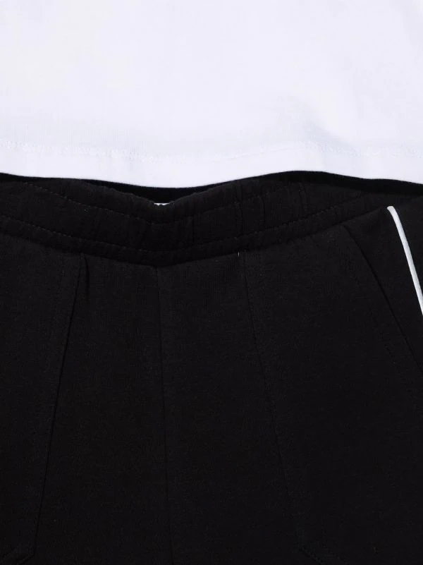 ( Nouvelle Collection ) Moschino Kids 80359 BLACK WHITE Survêtement à Logo Imprimé Enfant 5 ( Nouvelle Collection ) Moschino Kids 80359 BLACK WHITE Survêtement à Logo Imprimé Enfant – Image 3