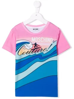 ( Nouvelle Collection ) Moschino Kids T-shirt à Logo Imprimé Enfant