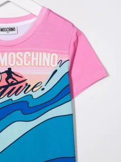 ( Nouvelle Collection ) Moschino Kids T-shirt à Logo Imprimé Enfant -Moschino Kids Soldes Boutique 17695179 37104839 600
