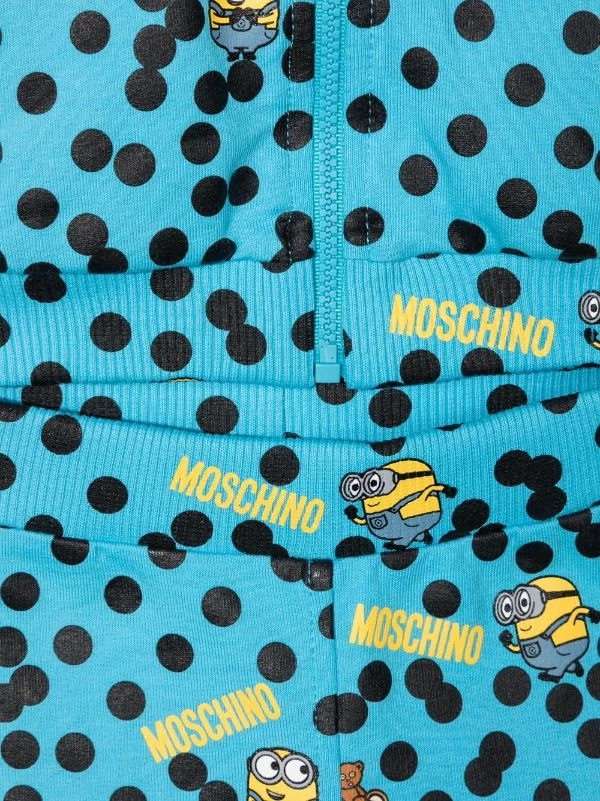 ( Nouvelle Collection ) Moschino Kids Survêtement à Logo Imprimé 84583 BLUE 5 ( Nouvelle Collection ) Moschino Kids Survêtement à Logo Imprimé 84583 BLUE – Image 3