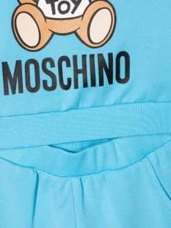 ( Nouvelle Collection ) Moschino Kids Survêtement à Logo Imprimé 41008 BLUE -Moschino Kids Soldes Boutique 17695194 37112576 600