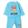 ( Nouvelle Collection ) Moschino Kids Survêtement à Logo Imprimé 41008 BLUE -Moschino Kids Soldes Boutique 17695194 37112577 600
