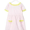 ( Nouvelle Collection ) Moschino Kids Robe Rayée à Bords Contrastants 84593 PINK 1 ( Nouvelle Collection ) Moschino Kids Robe Rayée à Bords Contrastants 84593 PINK -Moschino Kids Soldes Boutique 17695201 37112754 600
