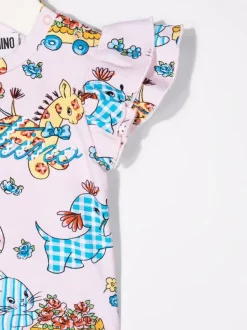 ( Nouvelle Collection ) Moschino Kids T-shirt à Imprimé Graphique 83262 PINK MULTICOLOR 7 ( Nouvelle Collection ) Moschino Kids T-shirt à Imprimé Graphique 83262 PINK MULTICOLOR -Moschino Kids Soldes Boutique 17695202 37120441 600