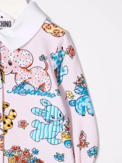 ( Nouvelle Collection ) Moschino Kids Trousseau De Naissance à Imprimé Graphique Enfant -Moschino Kids Soldes Boutique 17695205 37132724 600