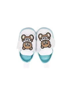 ( Nouvelle Collection ) Moschino Kids Chaussures à Patch Teddy Enfant -Moschino Kids Soldes Boutique 17709118 37152892 600