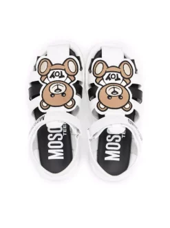 ( Nouvelle Collection ) Moschino Kids Sandales Teddy à Bride Arrière Enfant -Moschino Kids Soldes Boutique 17710759 38173523 600