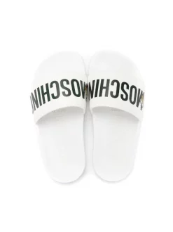 ( Nouvelle Collection ) Moschino Kids Claquettes Minions à Logo Imprimé Enfant -Moschino Kids Soldes Boutique 17728113 39312182 600