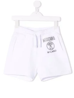 ( Nouvelle Collection ) Moschino Kids Short De Sport à Logo Imprimé Enfant