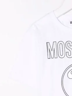 ( Nouvelle Collection ) Moschino Kids T-shirt à Logo Imprimé 10101 WHITE 7 ( Nouvelle Collection ) Moschino Kids T-shirt à Logo Imprimé 10101 WHITE -Moschino Kids Soldes Boutique 17791974 38356728 600
