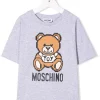 ( Nouvelle Collection ) Moschino Kids T-shirt à Imprimé Toy Bear 60926 GREY -Moschino Kids Soldes Boutique 17792755 38358460 600