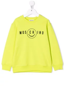 ( Nouvelle Collection ) Moschino Kids Sweat à Logo Imprimé Enfant
