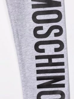 ( Nouvelle Collection ) Moschino Kids 60926 GREY Legging à Logo Imprimé Enfant -Moschino Kids Soldes Boutique 17793269 38700117 600