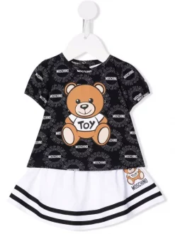 ( Nouvelle Collection ) Moschino Kids Ensemble Jupe-haut à Logo Imprimé Enfant