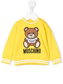 ( Nouvelle Collection ) Moschino Kids Sweat à Logo Brodé Enfant