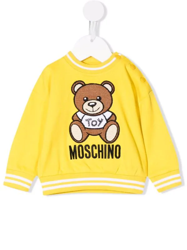 ( Nouvelle Collection ) Moschino Kids Sweat à Logo Brodé Enfant 3 ( Nouvelle Collection ) Moschino Kids Sweat à Logo Brodé Enfant