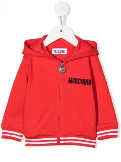 ( Nouvelle Collection ) Moschino Kids Hoodie à Imprimé Teddy Bear Enfant