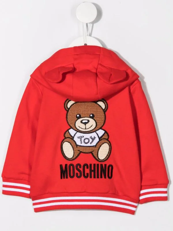 ( Nouvelle Collection ) Moschino Kids Hoodie à Imprimé Teddy Bear Enfant 4 ( Nouvelle Collection ) Moschino Kids Hoodie à Imprimé Teddy Bear Enfant – Image 2