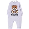 ( Nouvelle Collection ) Moschino Kids '60926' GREY Pyjama à Logo Imprimé Enfant -Moschino Kids Soldes Boutique 17804504 38357619 600