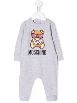 ( Nouvelle Collection ) Moschino Kids Pyjama à Logo Imprimé Enfant