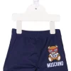 ( Nouvelle Collection ) Moschino Kids Short De Bain à Imprimé Teddy Bear Enfant -Moschino Kids Soldes Boutique 17805015 38693700 600