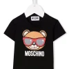 ( Nouvelle Collection ) Moschino Kids T-shirt à Logo Imprimé '60100' BLACK 2 ( Nouvelle Collection ) Moschino Kids T-shirt à Logo Imprimé '60100' BLACK -Moschino Kids Soldes Boutique 17805107 38355424 600