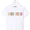 ( Nouvelle Collection ) Moschino Kids T-shirt En Coton à Logo Enfant -Moschino Kids Soldes Boutique 17805122 37784517 600