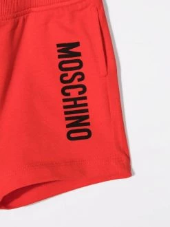( Nouvelle Collection ) Moschino Kids 50109 RED Short à Logo Imprimé Enfant -Moschino Kids Soldes Boutique 17805147 37784694 600