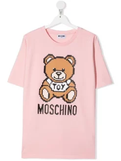 ( Nouvelle Collection ) Moschino Kids T-shirt à Imprimé Teddy Bear Enfant