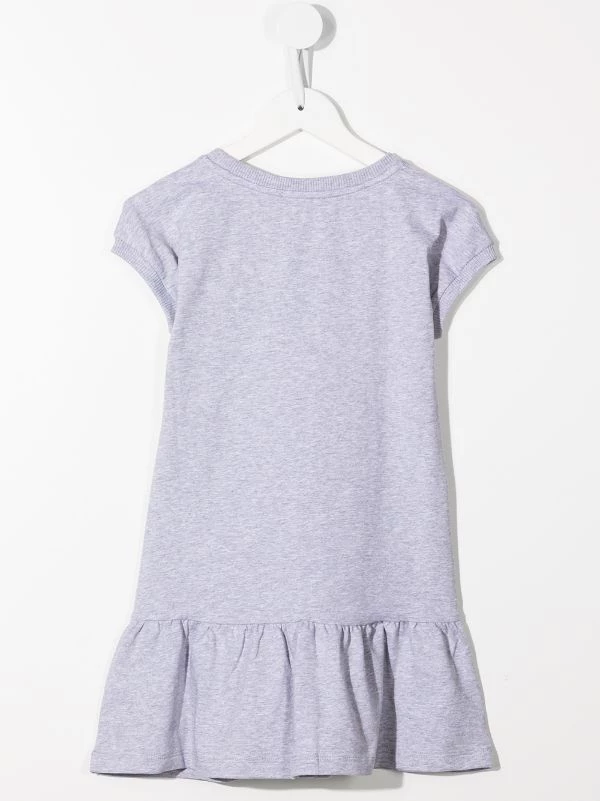 ( Nouvelle Collection ) Moschino Kids 60926 GREY Robe à Motif Teddy Bear Enfant 4 ( Nouvelle Collection ) Moschino Kids 60926 GREY Robe à Motif Teddy Bear Enfant – Image 2