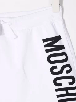 ( Nouvelle Collection ) Moschino Kids Jupe à Logo Imprimé 10101 WHITE -Moschino Kids Soldes Boutique 17850994 37784544 600