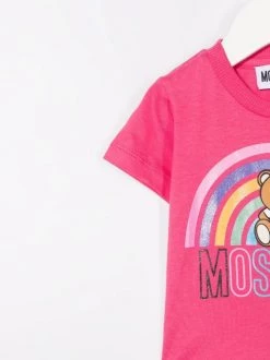 ( Nouvelle Collection ) Moschino Kids T-shirt En Coton à Motif Teddy Bear 50557 ROSA 7 ( Nouvelle Collection ) Moschino Kids T-shirt En Coton à Motif Teddy Bear 50557 ROSA -Moschino Kids Soldes Boutique 17857691 37782481 600