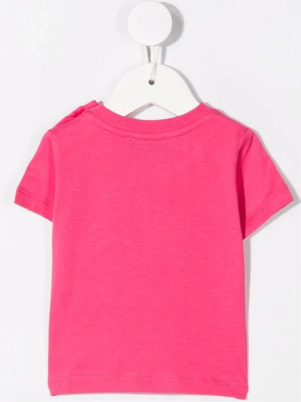 ( Nouvelle Collection ) Moschino Kids T-shirt En Coton à Motif Teddy Bear 50557 ROSA 4 ( Nouvelle Collection ) Moschino Kids T-shirt En Coton à Motif Teddy Bear 50557 ROSA – Image 2