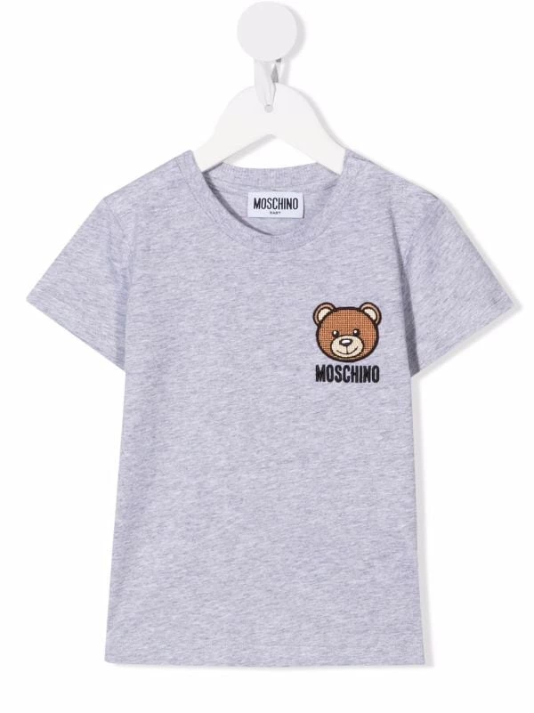 ( Nouvelle Collection ) Moschino Kids 60926 GRIGIO CHIARO T-shirt à Motif Teddy Bear Enfant 3 ( Nouvelle Collection ) Moschino Kids 60926 GRIGIO CHIARO T-shirt à Motif Teddy Bear Enfant