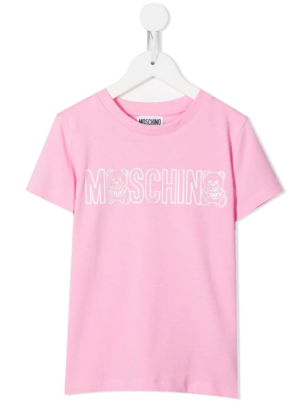 ( Nouvelle Collection ) Moschino Kids T-shirt à Logo Imprimé Enfant 3 ( Nouvelle Collection ) Moschino Kids T-shirt à Logo Imprimé Enfant