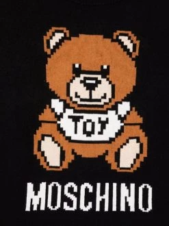 ( Nouvelle Collection ) Moschino Kids 60100 NERO Pull à Logo Pixelisé Enfant -Moschino Kids Soldes Boutique 17884978 37957589 600