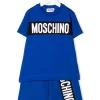 ( Nouvelle Collection ) Moschino Kids Ensemble Haut-short à Logo Imprimé Enfant -Moschino Kids Soldes Boutique 17886946 37956508 600