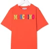 ( Nouvelle Collection ) Moschino Kids T-shirt à Logo Multicolore Imprimé Enfant 1 ( Nouvelle Collection ) Moschino Kids T-shirt à Logo Multicolore Imprimé Enfant -Moschino Kids Soldes Boutique 17900982 37806612 600