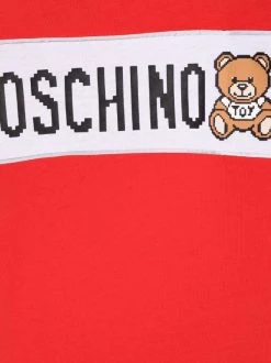 ( Nouvelle Collection ) Moschino Kids T-shirt à Logo Teddy Bear 50109 ROSSO -Moschino Kids Soldes Boutique 17902496 37806741 600