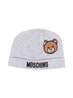 ( Nouvelle Collection ) Moschino Kids Bonnet à Logo Brodé Enfant