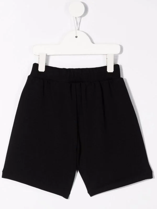 ( Nouvelle Collection ) Moschino Kids 60100 NERO Short De Jogging à Logo Hamburger Enfant 4 ( Nouvelle Collection ) Moschino Kids 60100 NERO Short De Jogging à Logo Hamburger Enfant – Image 2