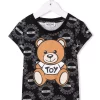 ( Nouvelle Collection ) Moschino Kids T-shirt à Imprimé Teddy Bear Enfant