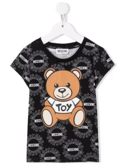 ( Nouvelle Collection ) Moschino Kids T-shirt à Imprimé Teddy Bear Enfant