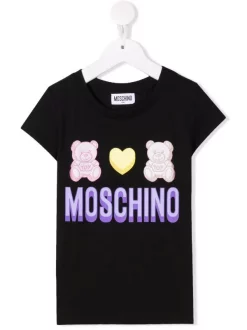 ( Nouvelle Collection ) Moschino Kids T-shirt à Imprimé Teddy Bear Enfant