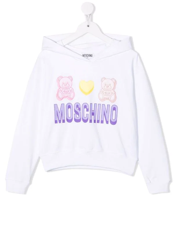 ( Nouvelle Collection ) Moschino Kids Hoodie à Imprimé Teddy Bear Enfant 3 ( Nouvelle Collection ) Moschino Kids Hoodie à Imprimé Teddy Bear Enfant