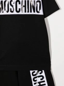 ( Nouvelle Collection ) Moschino Kids Ensemble Haut-short à Logo Imprimé Enfant -Moschino Kids Soldes Boutique 17915205 39348339 600