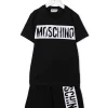 ( Nouvelle Collection ) Moschino Kids Ensemble Haut-short à Logo Imprimé Enfant -Moschino Kids Soldes Boutique 17915205 39350644 600